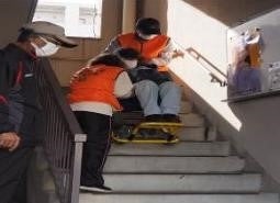 集合住宅における要配慮者の避難訓練