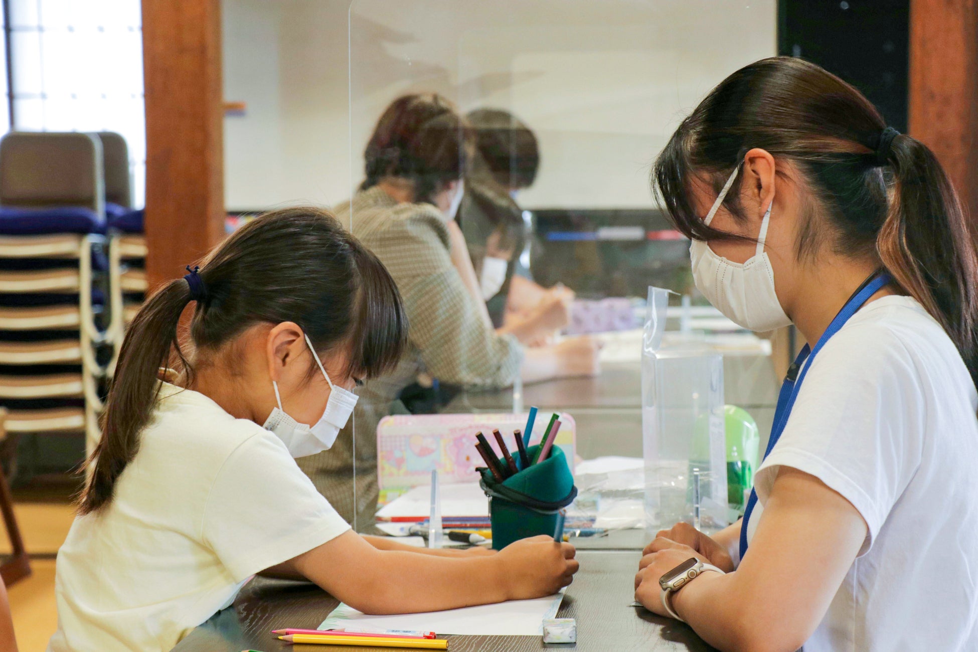 居場所づくり事業 学習支援の様子