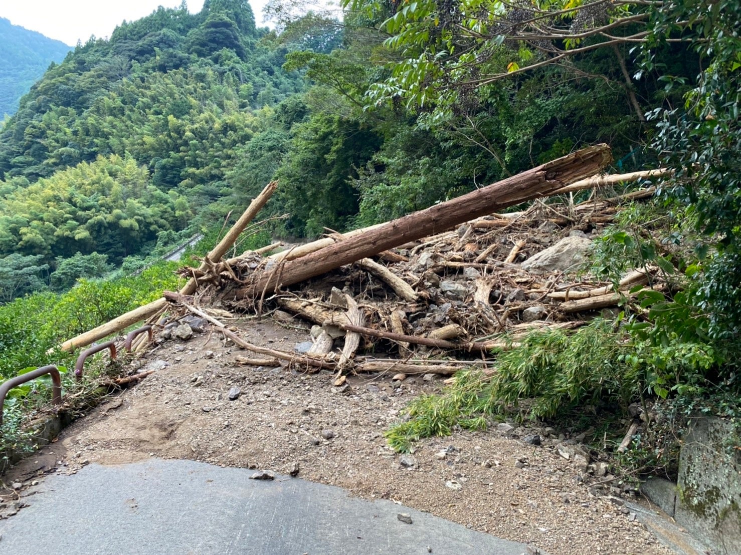 台風被害の様子