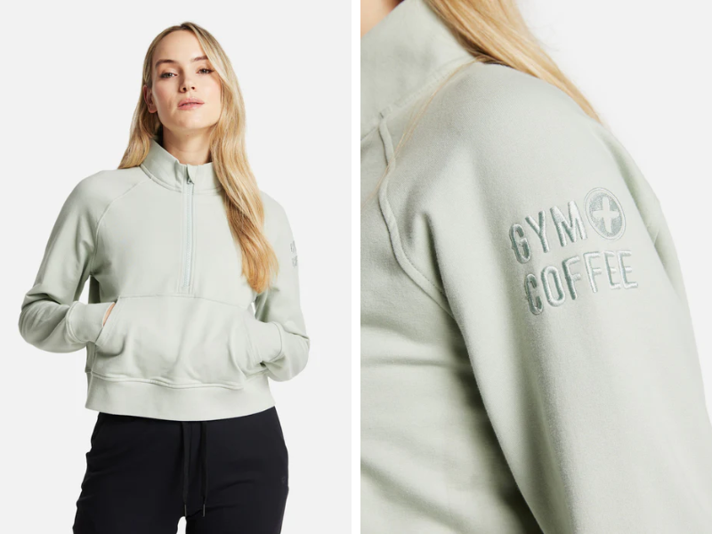 トランジットハーフジップ（ライトスレート）