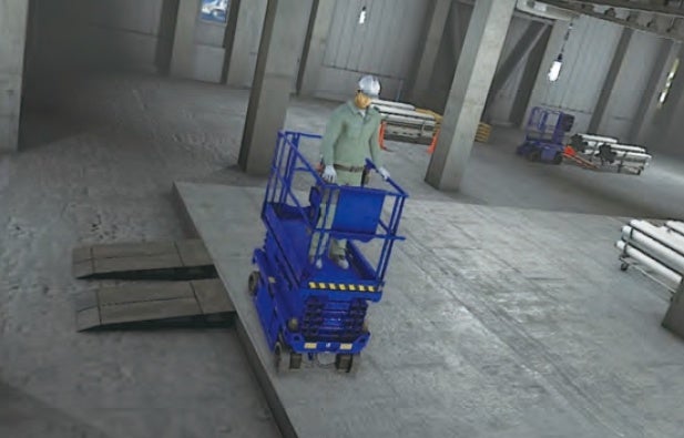 高所作業者の横転・挟まれ災害