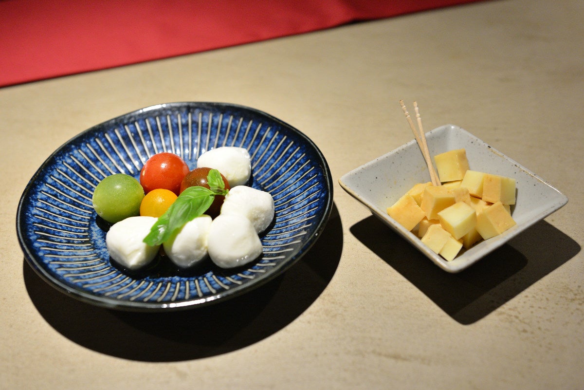 ペアリングフード（写真はサンプルのため当日のご提供量とは異なります）