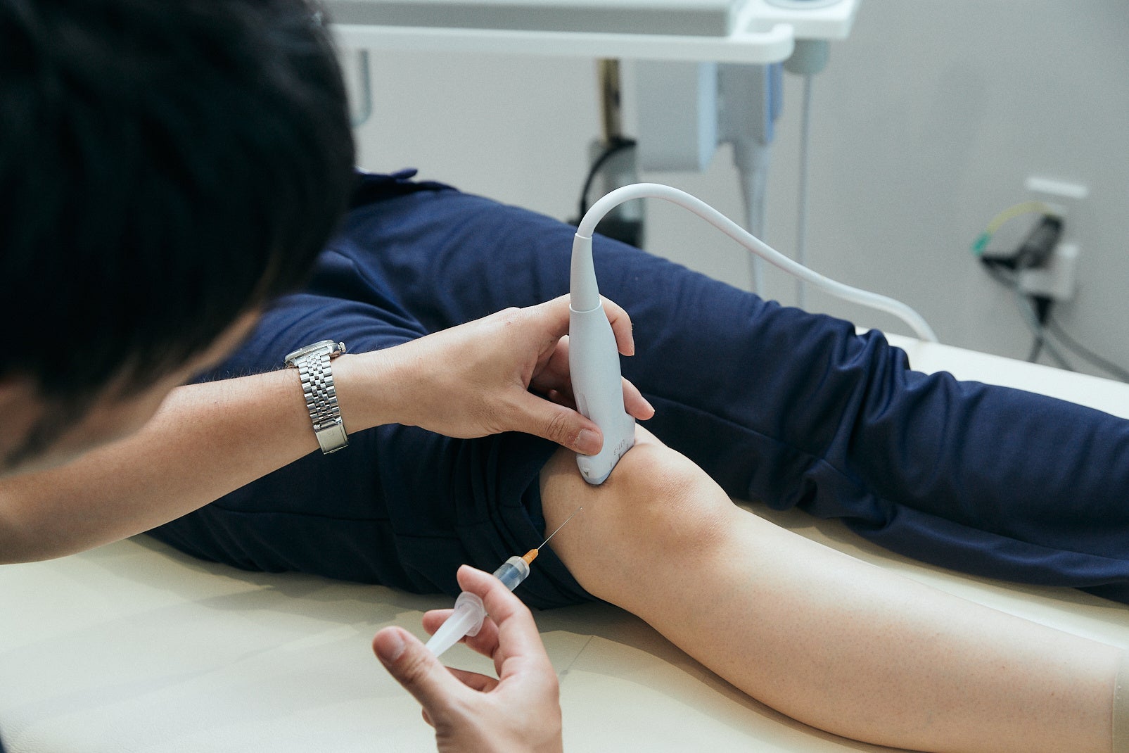 症状のある部位に行う関節注射