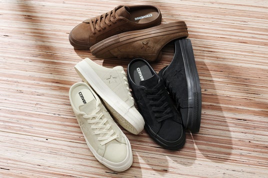 【CONVERSE】ワンスターがミニマルなミュールへ進化。上質なスエードを“ラフに纏う”新作「ONE STAR SUEDE MULE」が登場。 【CONVERSE】ワンスターがミニマルなミュールへ進化。上質なスエードを“ラフに纏う”新作「ONE STAR SUEDE MULE」が登場。