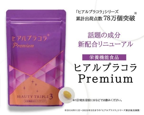 累計販売78万個(※1)を突破した美容ブランド『ヒアルプラコラ 累計販売78万個(※1)を突破した美容ブランド『ヒアルプラコラ