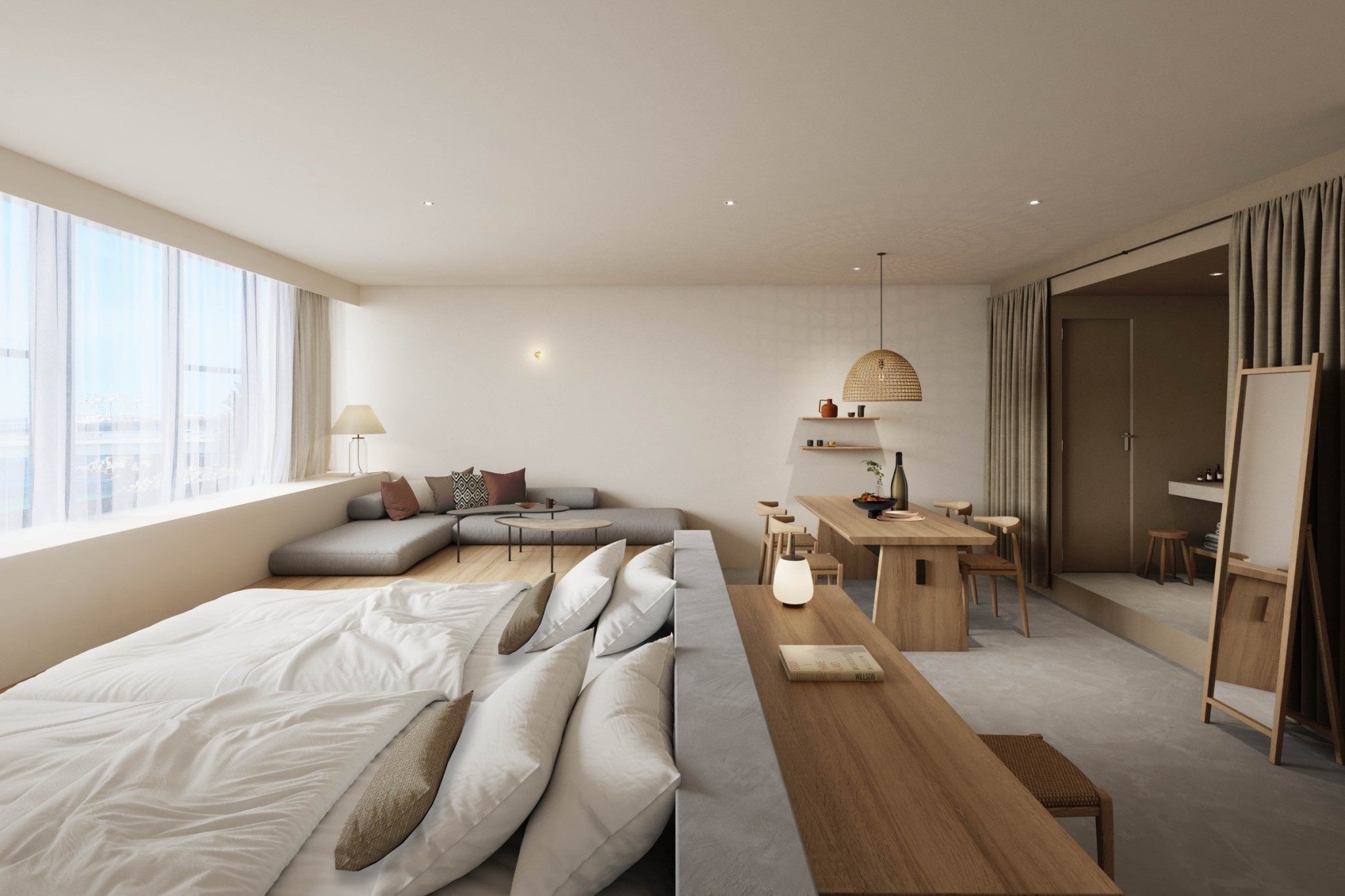 シーサイドダイニングツイン／広さ：41m²　最大定員：4名様