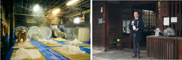 「『RITA 出雲平田』と連携して日本酒の奥深さを体験してもらう場を作っていきたい」と話す持田祐輔社長