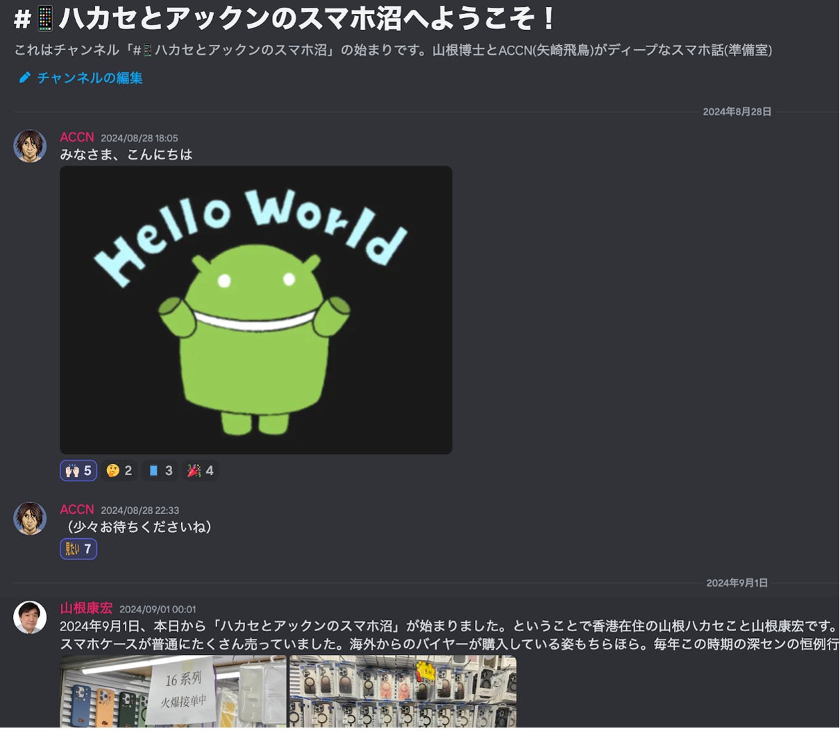 活動歴および当時の関連ビジュアル記録