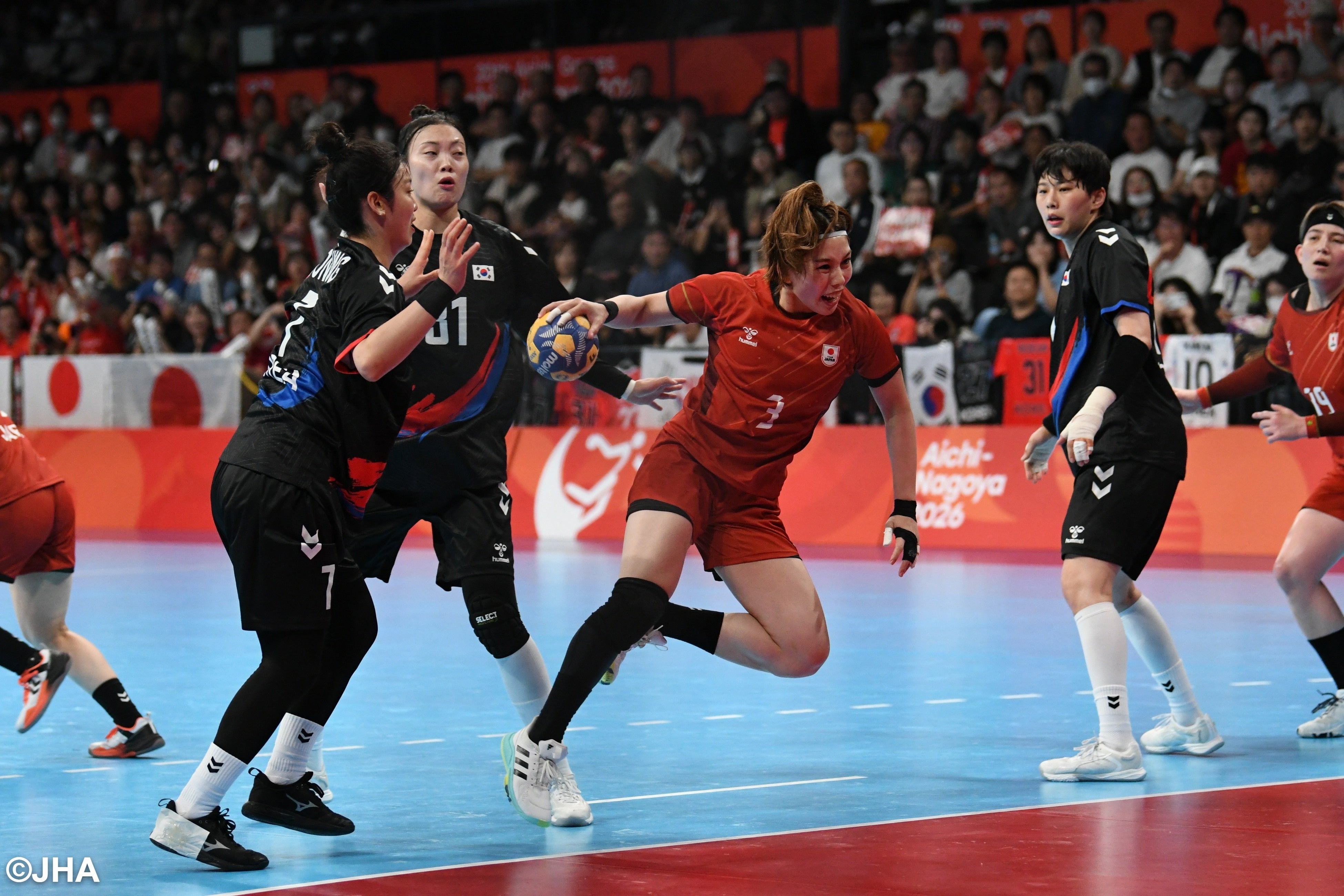 女子日本代表「おりひめジャパン」初見実椰子選手が国際試合通算50試合出場を達成 第20回アジア競技大会・韓国戦で
