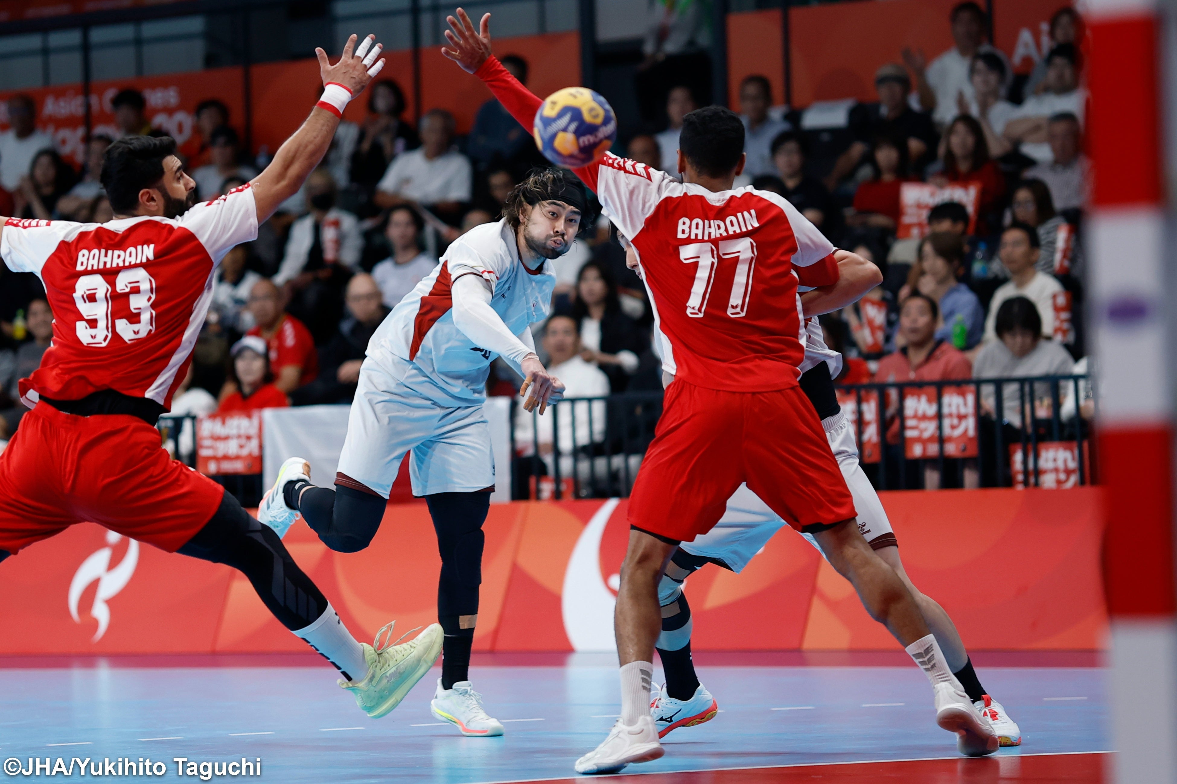【男子日本代表】水町孝太郎選手が国際試合通算100得点を達成 第20回アジア競技大会 男子準決勝