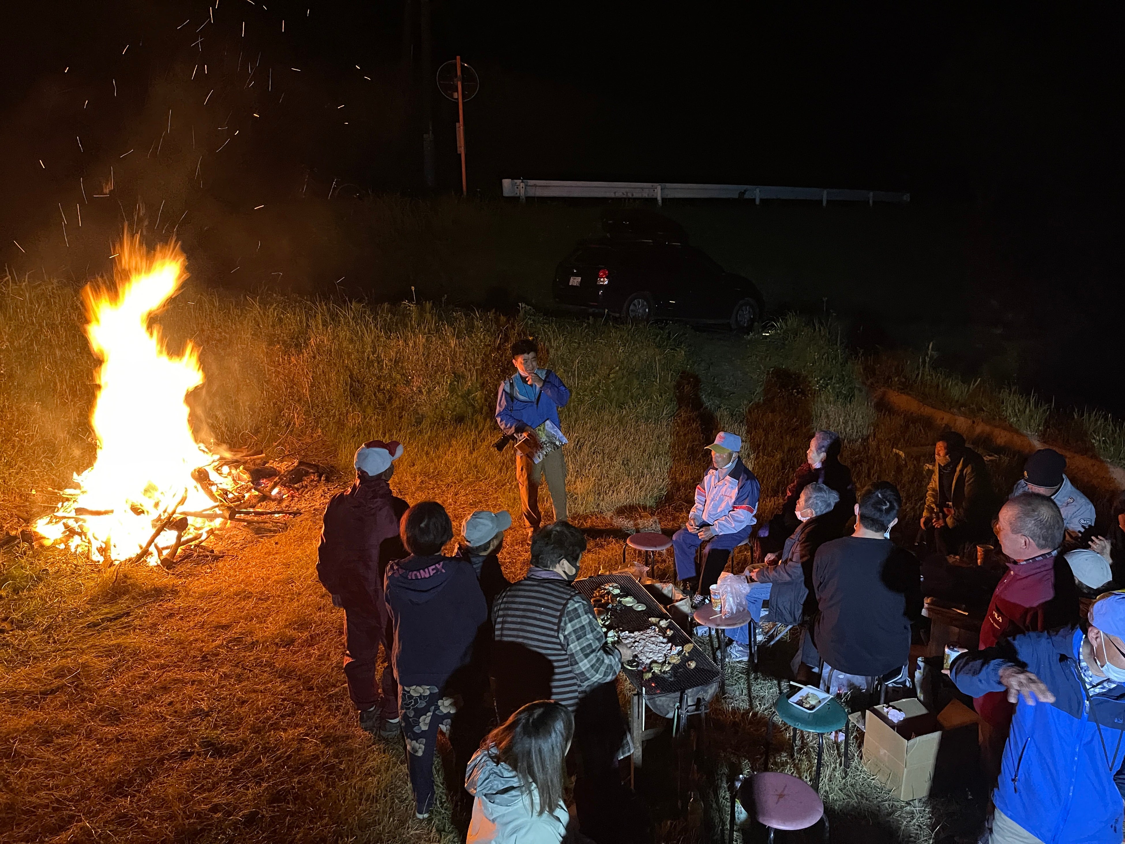 地元の方々との交流の場としての棚田キャンプ