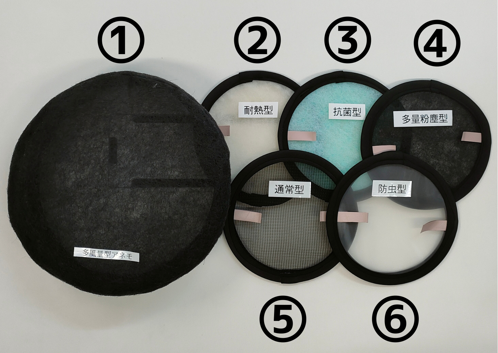 【写真3】多品種アネモフィルタ