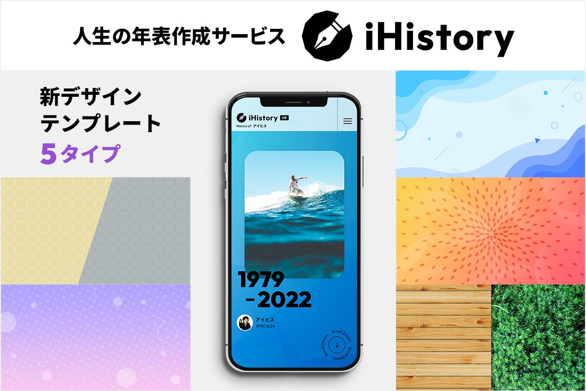 年表作成サービス Ihistory ーテンプレートの5つの新デザインと Qrコード書き出し機能を追加のお知らせ 株式会社ihistoryのプレスリリース 年表作成サービス Ihistory ーテンプレートの5つの新デザインと Qrコード書き出し機能を追加のお知らせ 株式会社ihistoryのプレスリリース