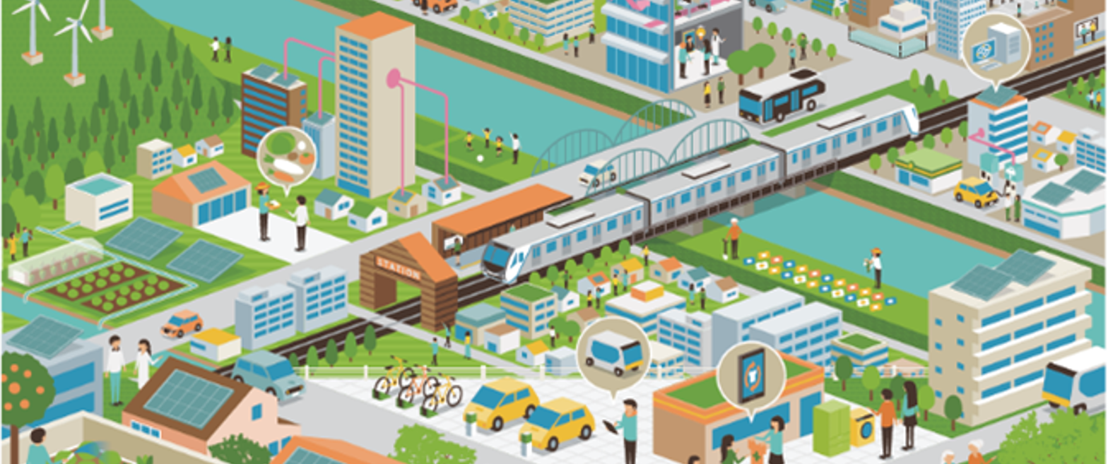 環境と調和する街のイメージ