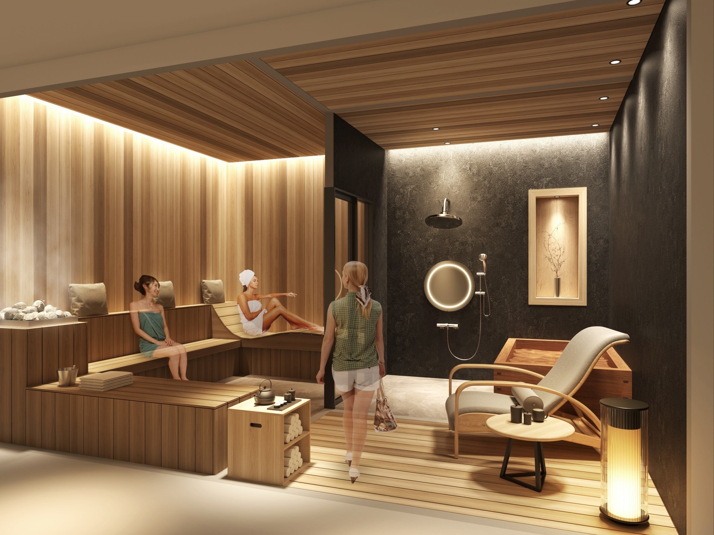 ▲プライベートサウナイメージ