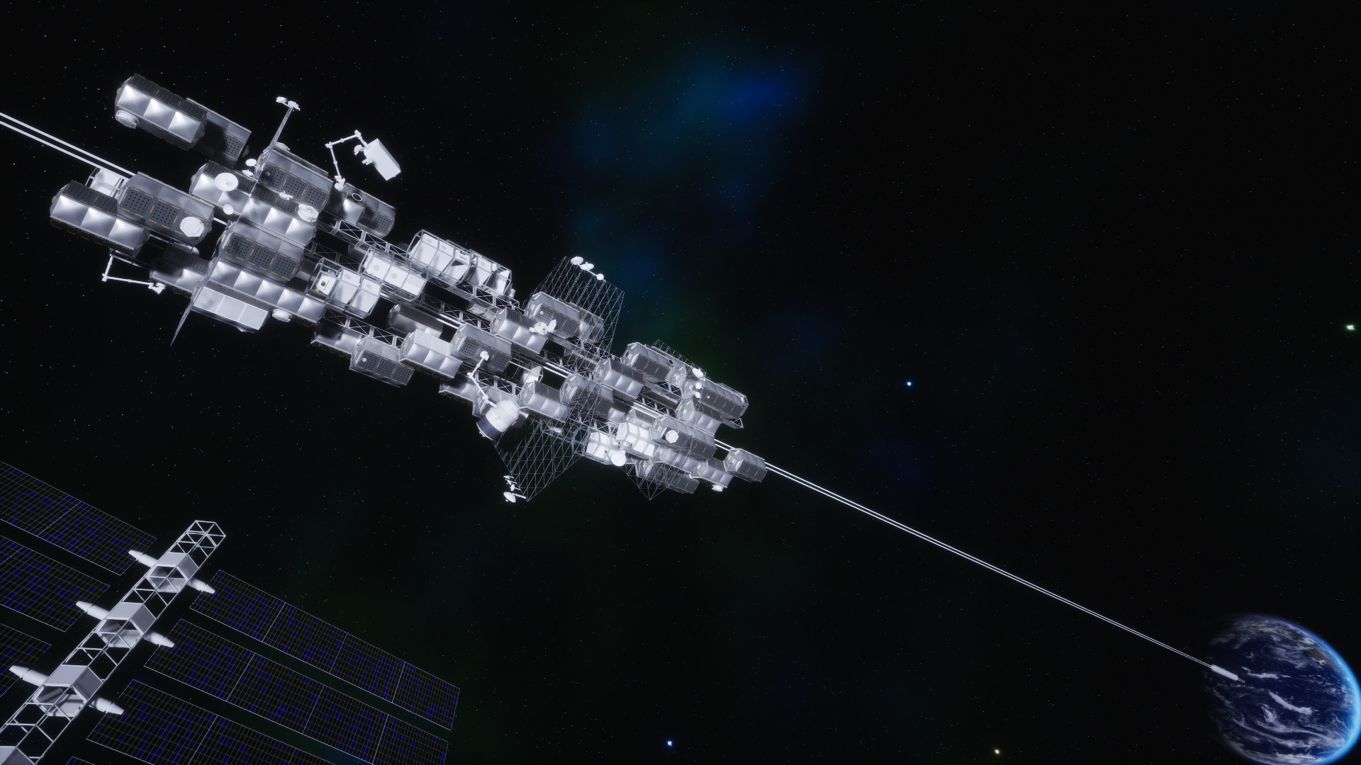 大林組のイメージをもとに制作した映像の一部