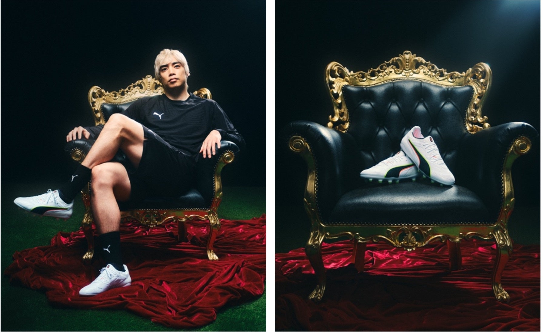 伊東純也選手などが着用するサッカースパイク「KING」がフル