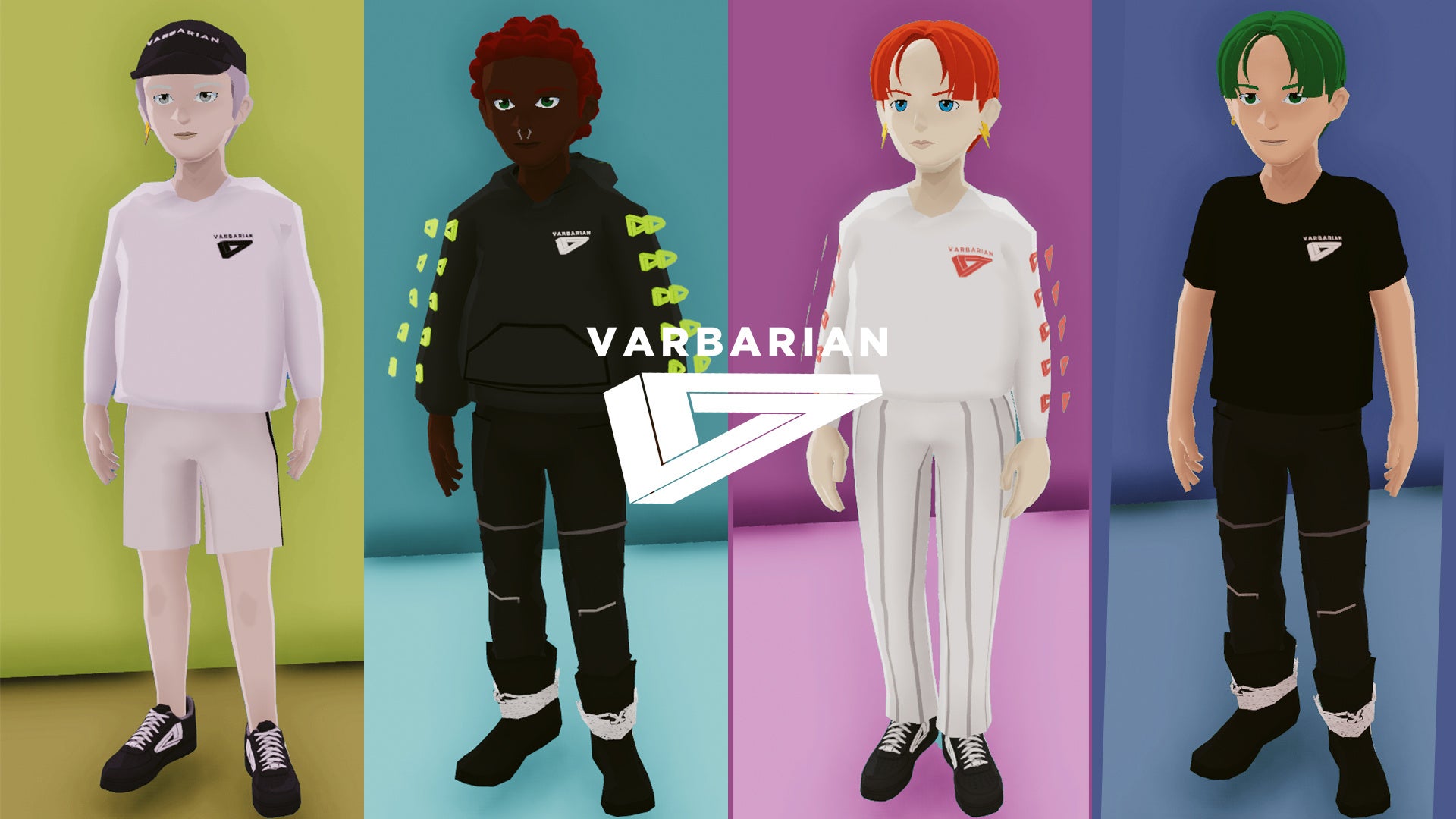 VARBARIANで洋服を買うと、同デザインの洋服をメタバースでも着用ができる