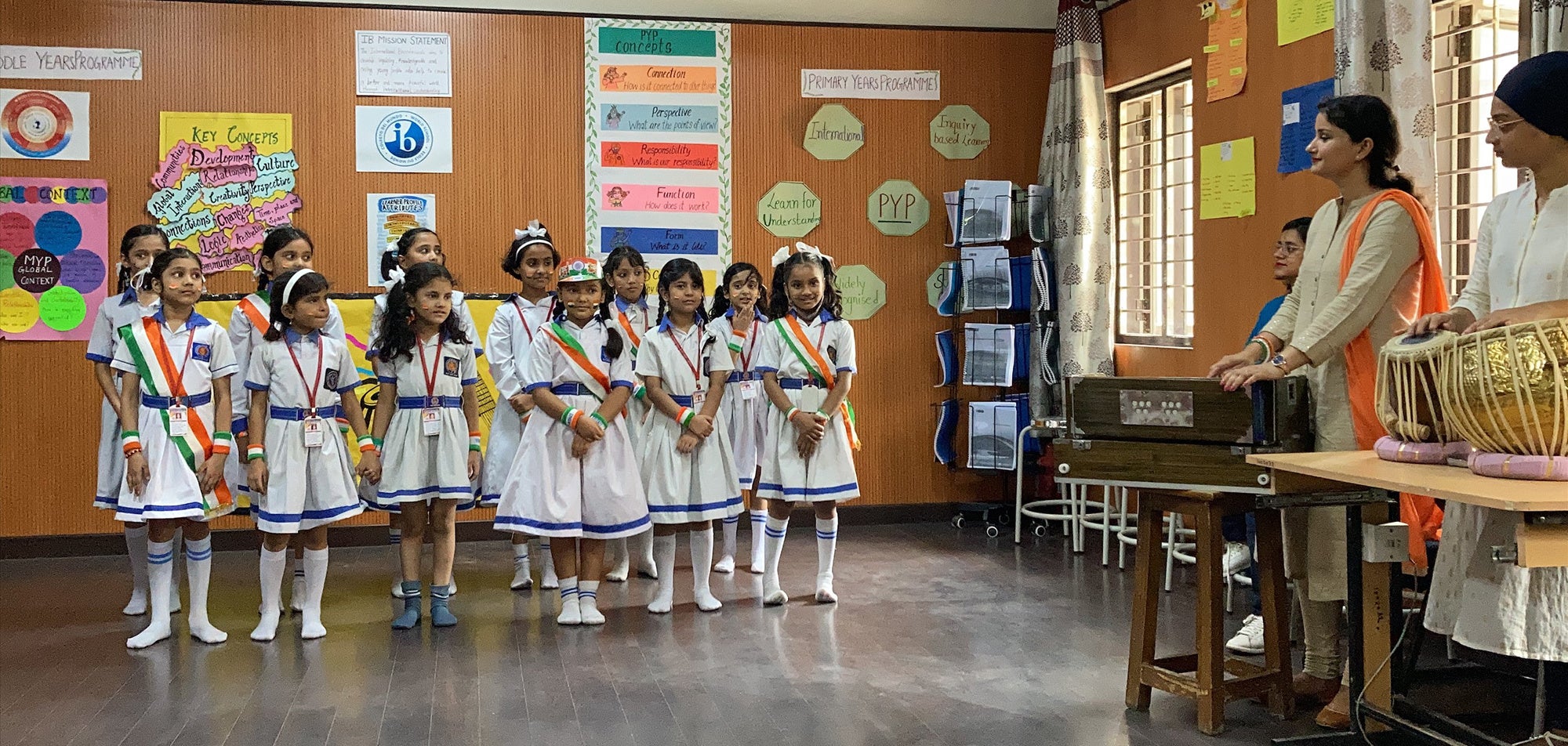 音楽の授業の様子