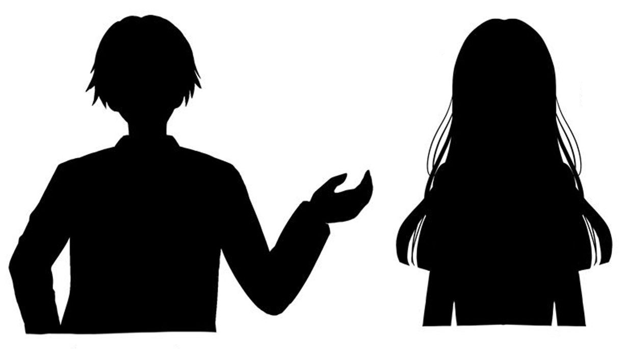 体験できるキャラクターシルエット