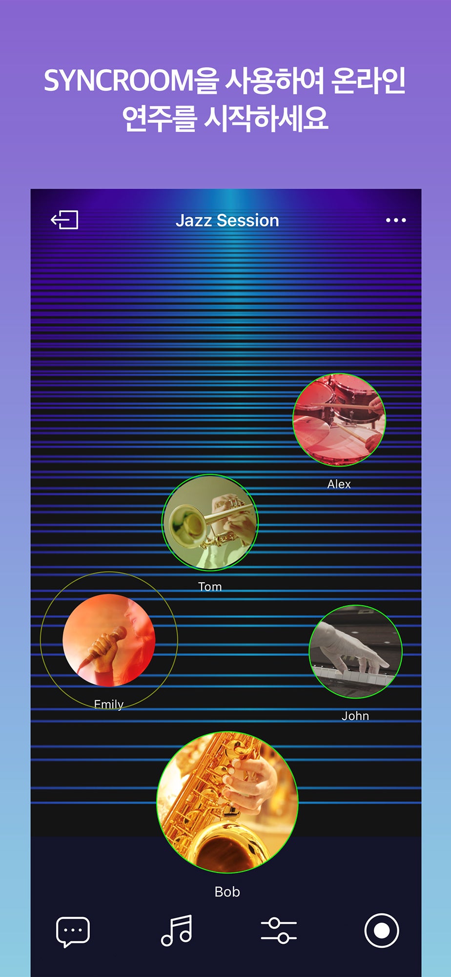 韓国版の画面イメージ：モバイル版