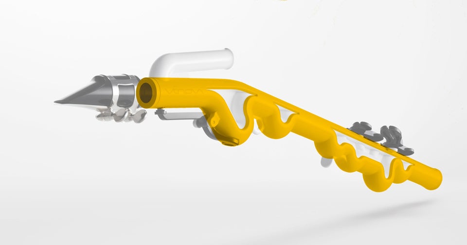 蛇行した分岐管構造