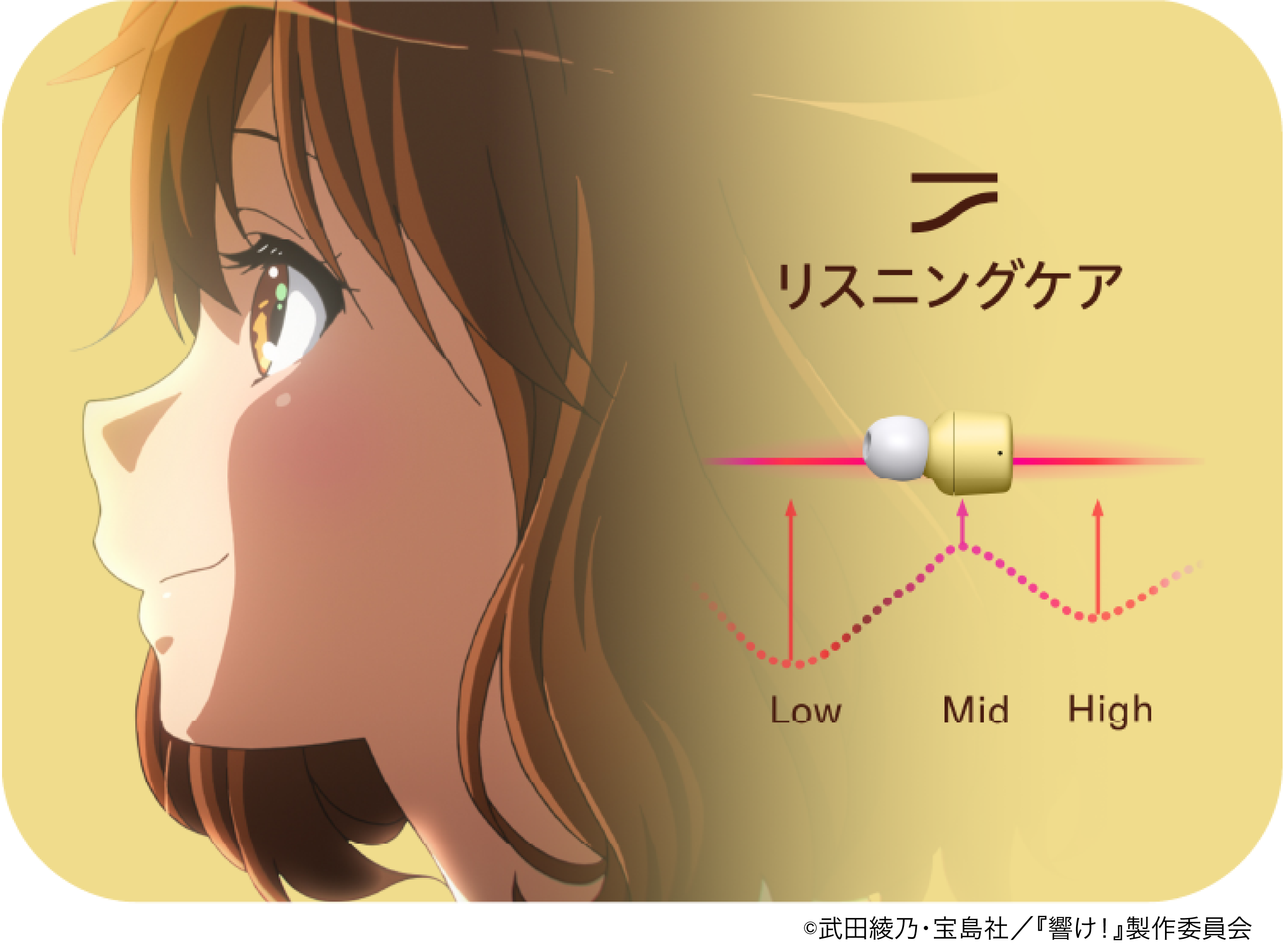 ヤマハ ワイヤレスイヤホン TW-E3C 響け！ユーフォニアムコラボモデル ヤマハ | TW-E3C 黄前久美子オリジナルカラー - ヘッドホン・イヤホン