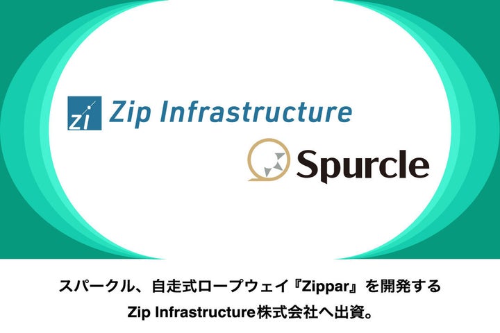 スパークル、自走式ロープウェイ 『Zippar』を開発するZip Infrastructure株式会社へ出資。 | スパークル株式会社のプレスリリース