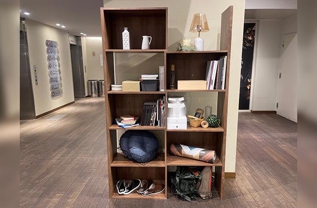 ライフスタイルに合わせて、形を変えながら使うことができるフリーラック