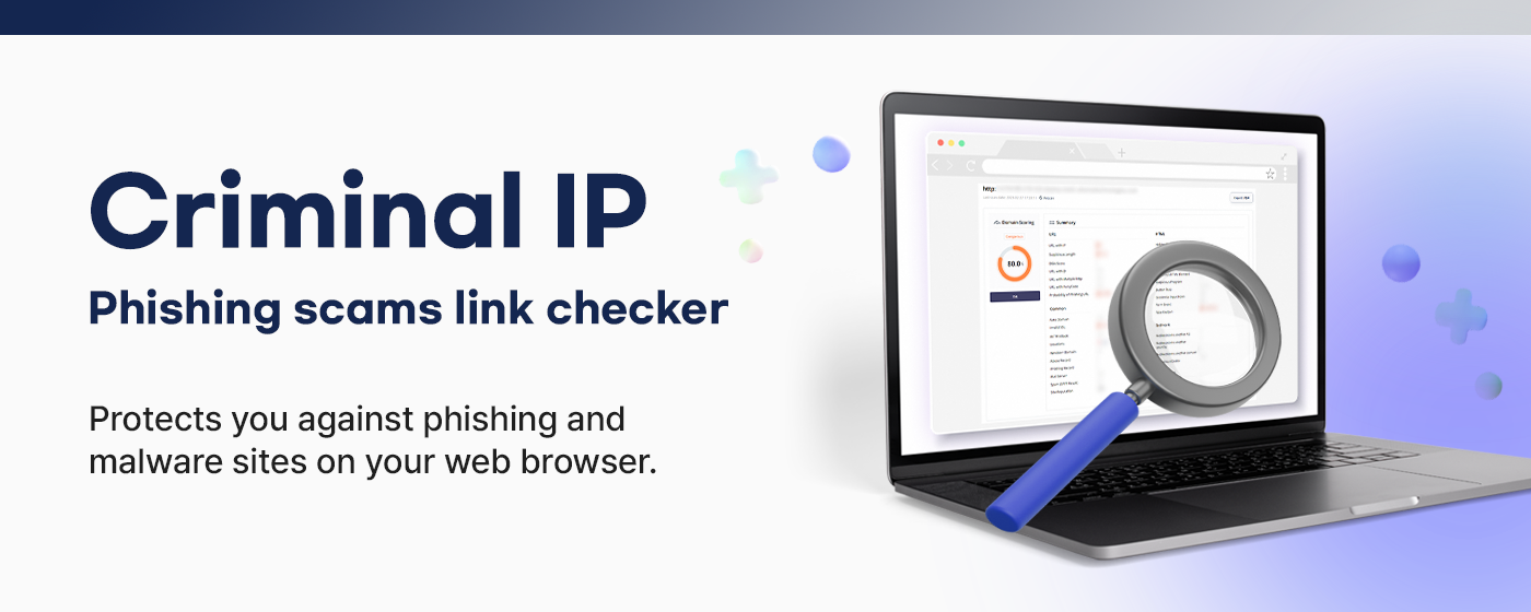 フィッシングリンクを検知および分析するChrome拡張機能「Criminal IP Phishing scams link checker」リリース