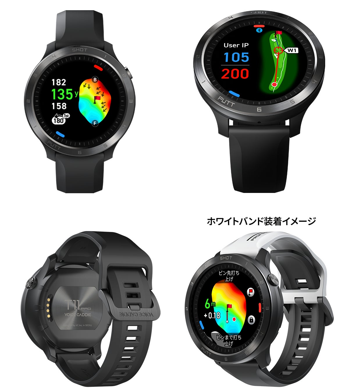 VOICE CADDIE ボイスキャディT11 PROゴルフナビ ウォッチ 新品 Voice Caddie新商品/予約販売】大人気時計型ゴルフナビ「T
