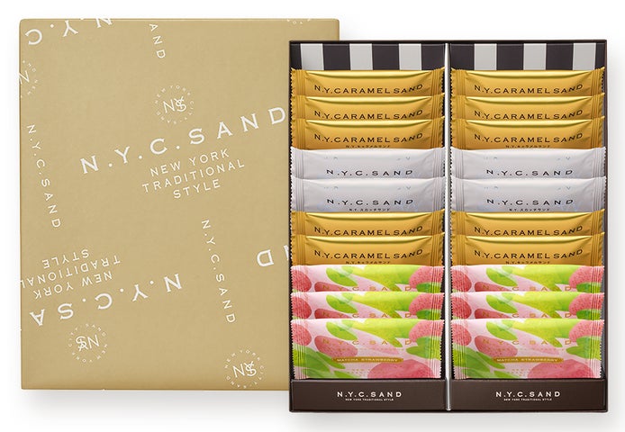 N.Y.C.SANDの人気商品「N.Y.抹茶ストロベリーキャラメルサンド」が大丸札幌店に再登場!数量限定販売中! N.Y.C.SANDの人気商品「N.Y.抹茶ストロベリーキャラメルサンド」が大丸札幌店に再登場!数量限定販売中!