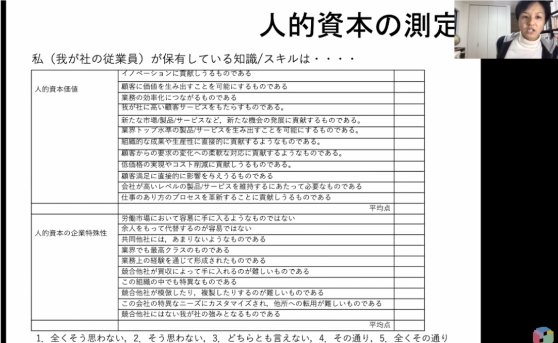 ライブ講義の様子