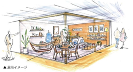 展示イメージ図 くにい ゆりこさん監修