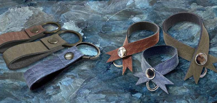 まるで革製品のような反射材 株式会社ヨシオ：レザースタイルシリーズ