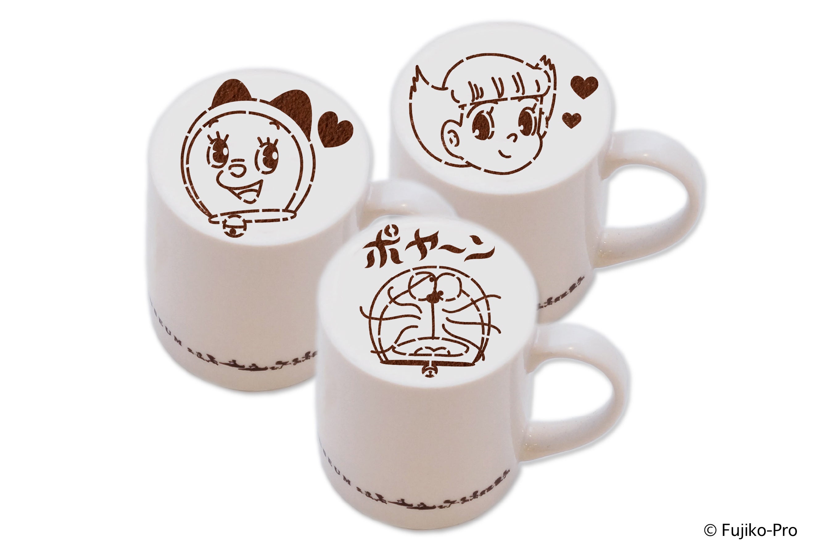 ラテアートドリンク 各 650 円 バレンタイン仕様いつものココアがチョコレートドリンクに!ラテアート 3 柄も期間限定で登場!