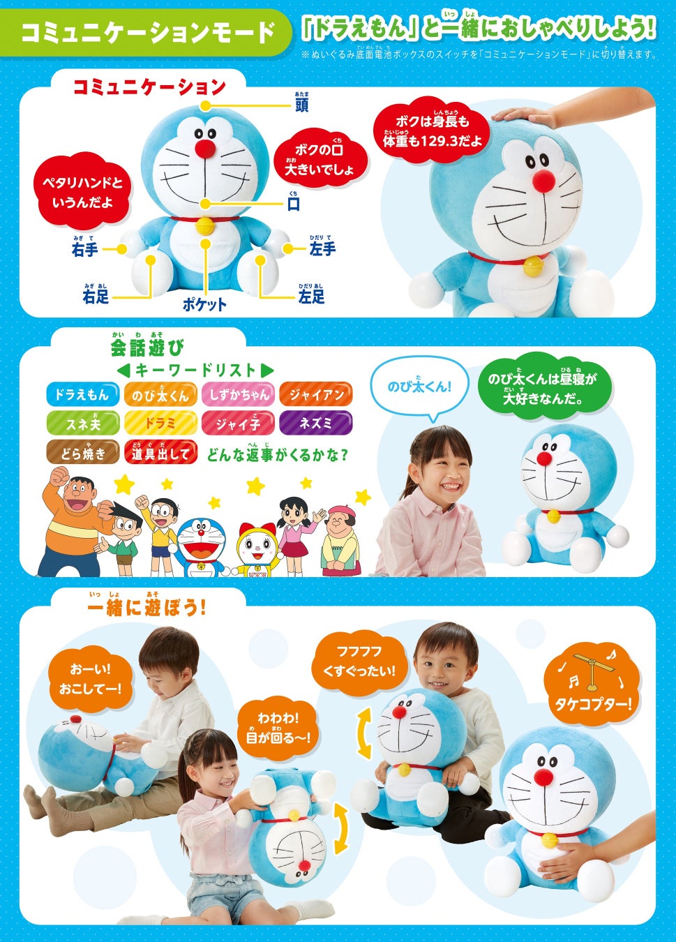 国民的人気キャラクター ドラえもん のコミュニケーショントイが新登場 いっぱい教えて おしゃべりドラえもん 22年2月下旬発売予定 株式会社アガツマのプレスリリース 国民的人気キャラクター ドラえもん のコミュニケーショントイが新登場 いっぱい教えて おしゃべりドラえもん 22年2月下旬発売予定 株式会社アガツマのプレスリリース