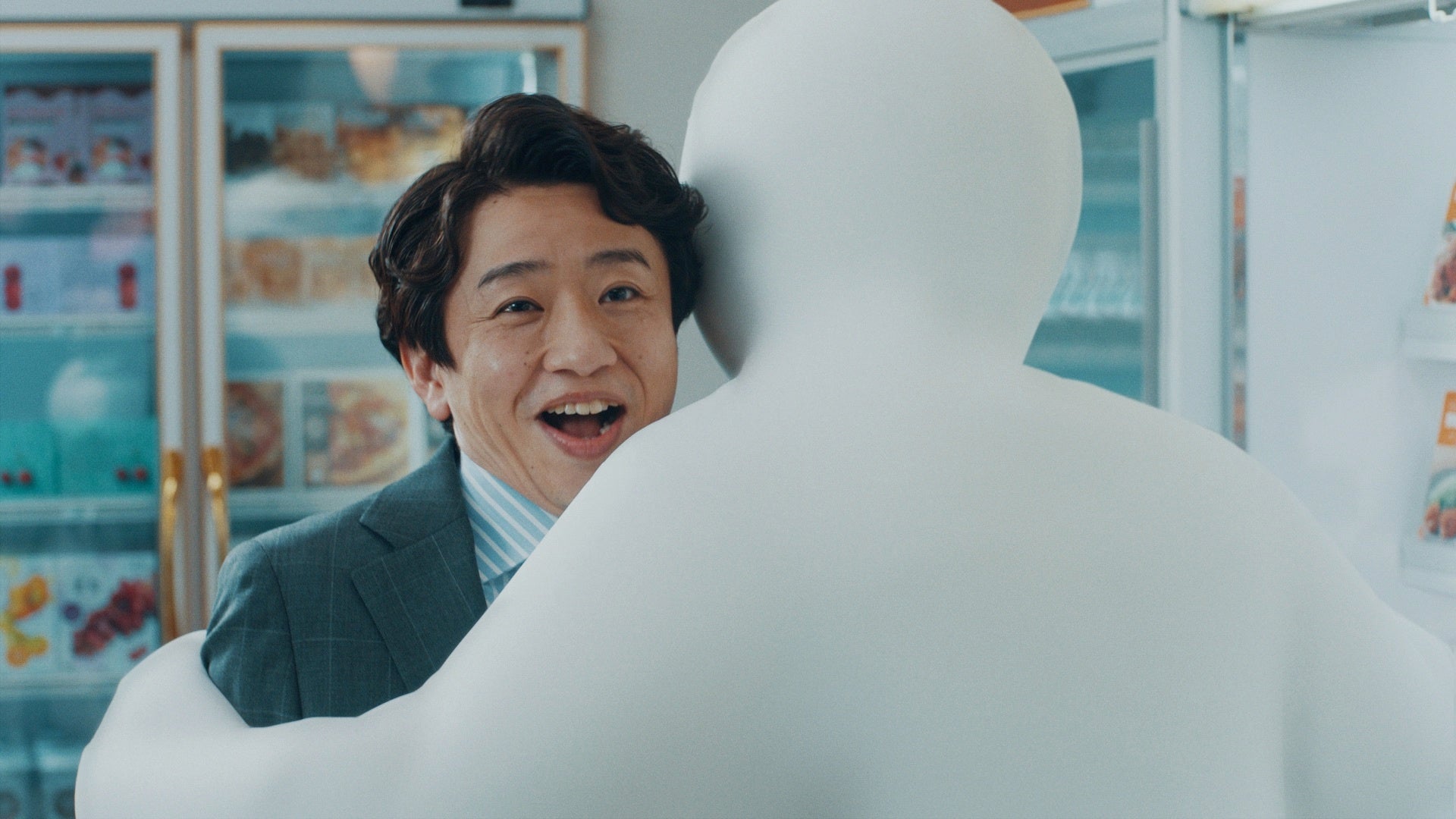 はい！と答える男性