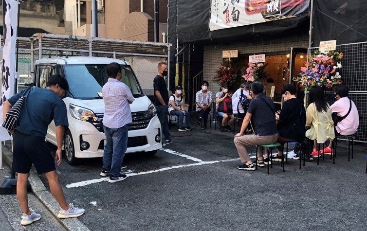 うなぎの成瀬_グランドオープン時の様子