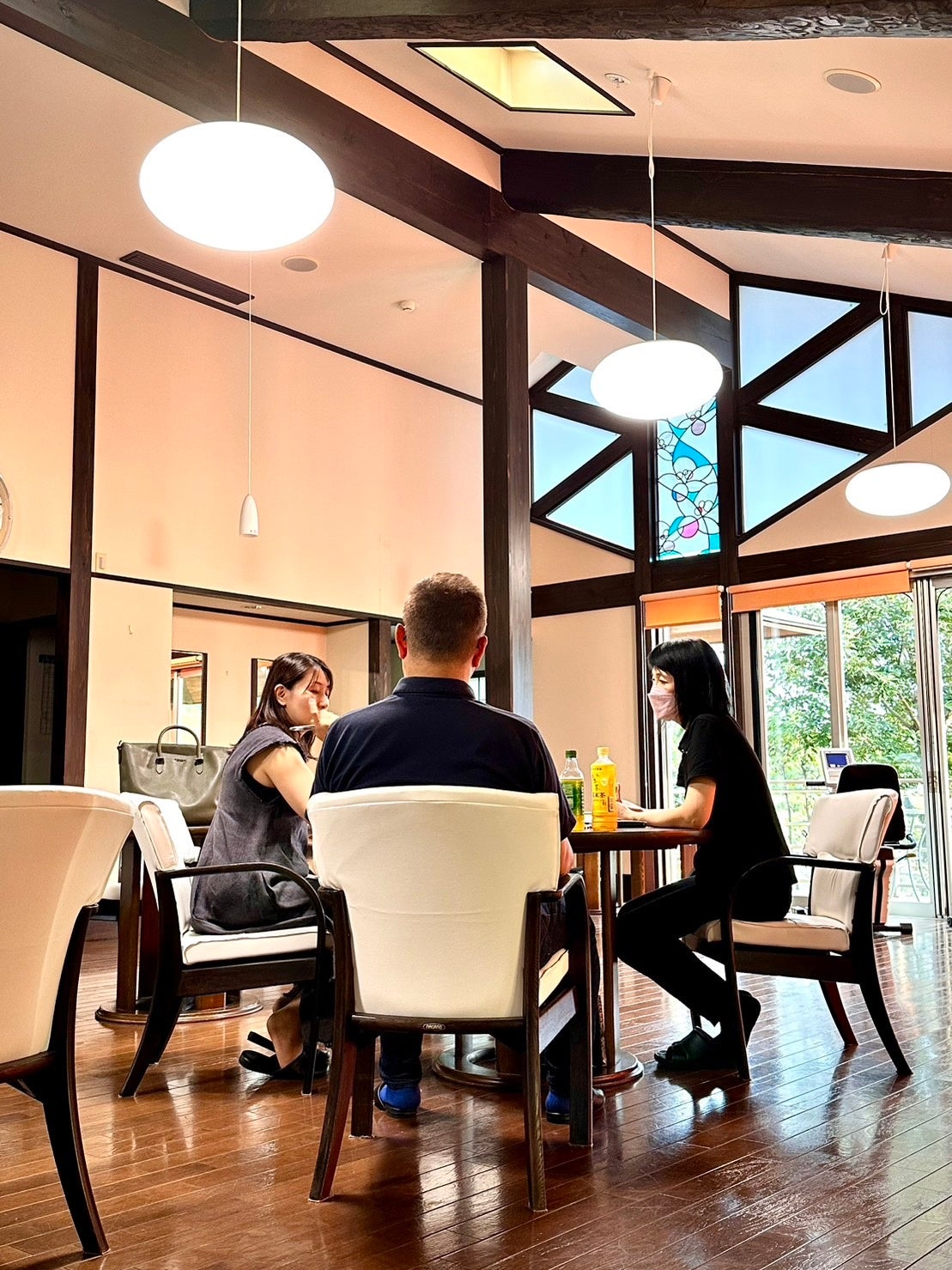 バリアフリーの店内