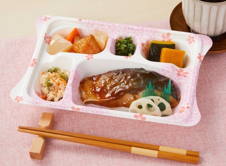 『幸たんぱく食』献立例（ぶりの照焼）