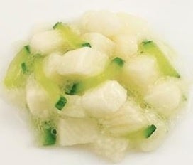 青森県産長芋と胡瓜の和え物