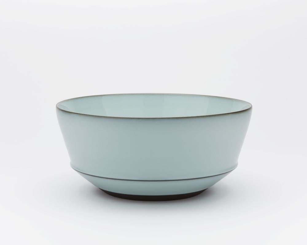 福島善三  中野月白瓷深鉢 2013年