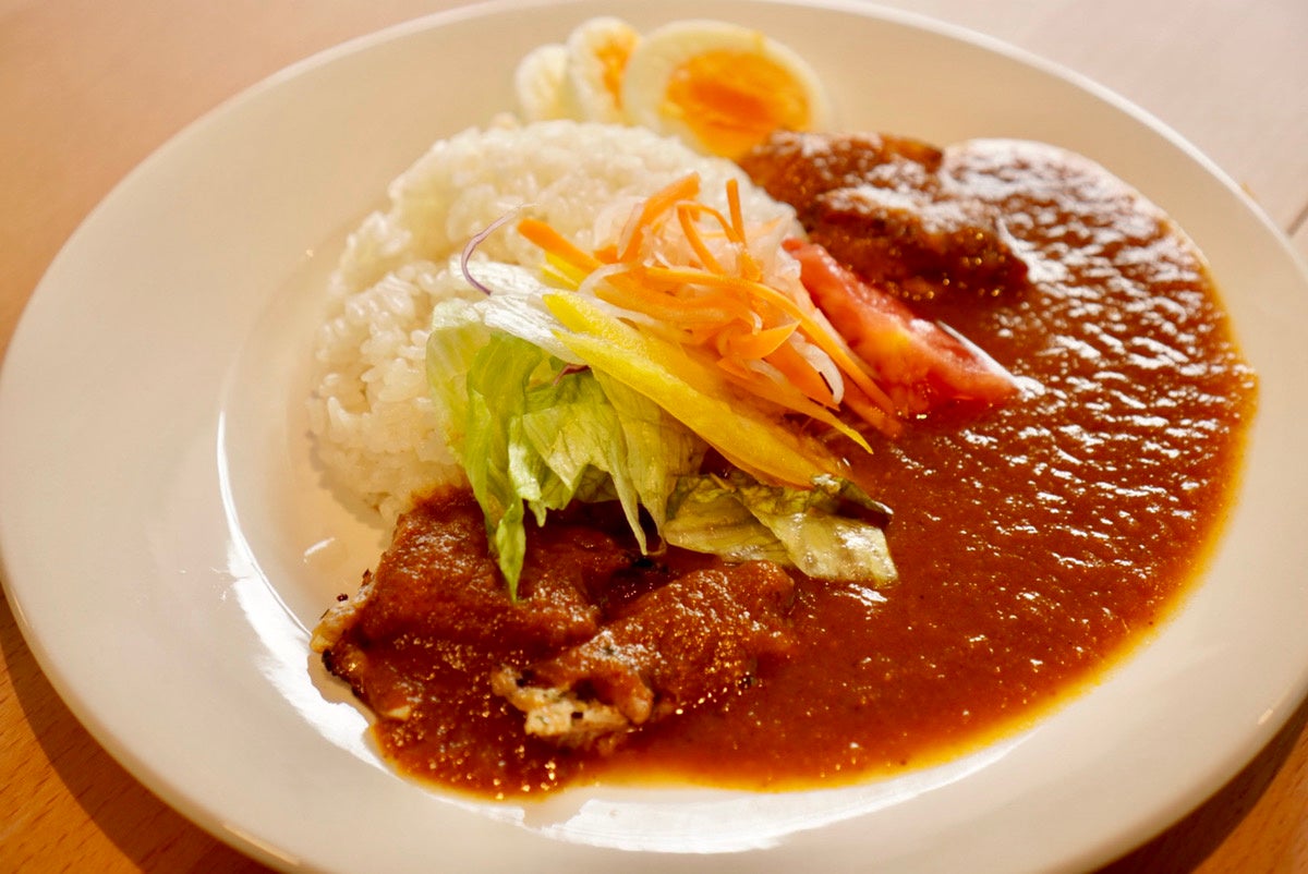 カフェメニューのオーガニックカレー