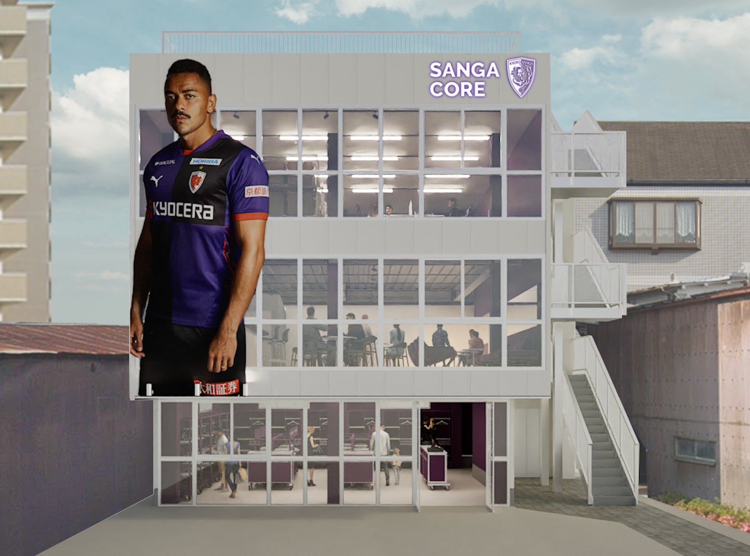 京都サンガF.C.オフィシャルショップ】「SANGA CORE」がJR亀岡駅前に 京都サンガF.C.オフィシャルショップ】「SANGA CORE」がJR亀岡駅前に