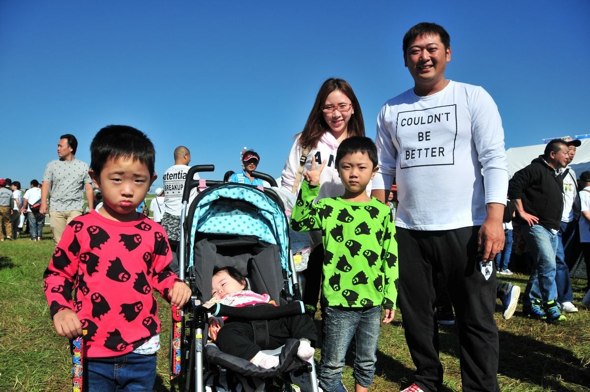 ファミリーでの来場者も多数