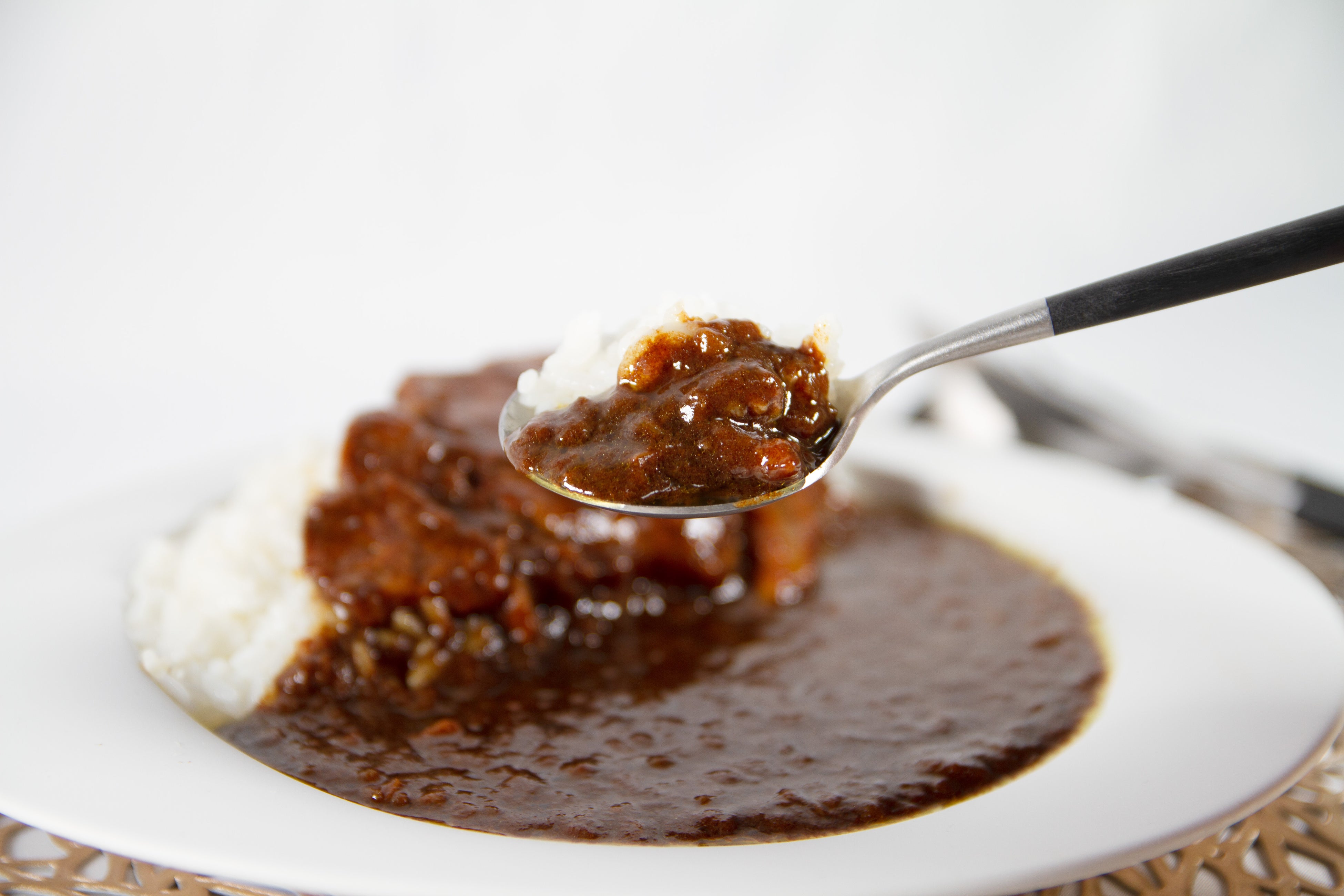 カレースプーン上げ