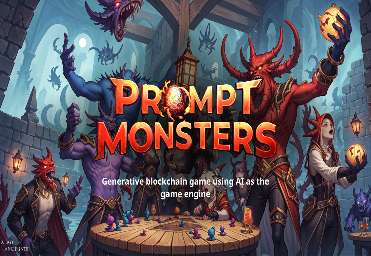 「Prompt Monsters」が5月1日にOasysチェーンのMCH Verse上にリリース！AIをゲームエンジンに活用したブロックチェーンゲームで、最強のモンスターで戦おう。オンライン対戦も可能で、リリース記念キャンペーンも実施中。