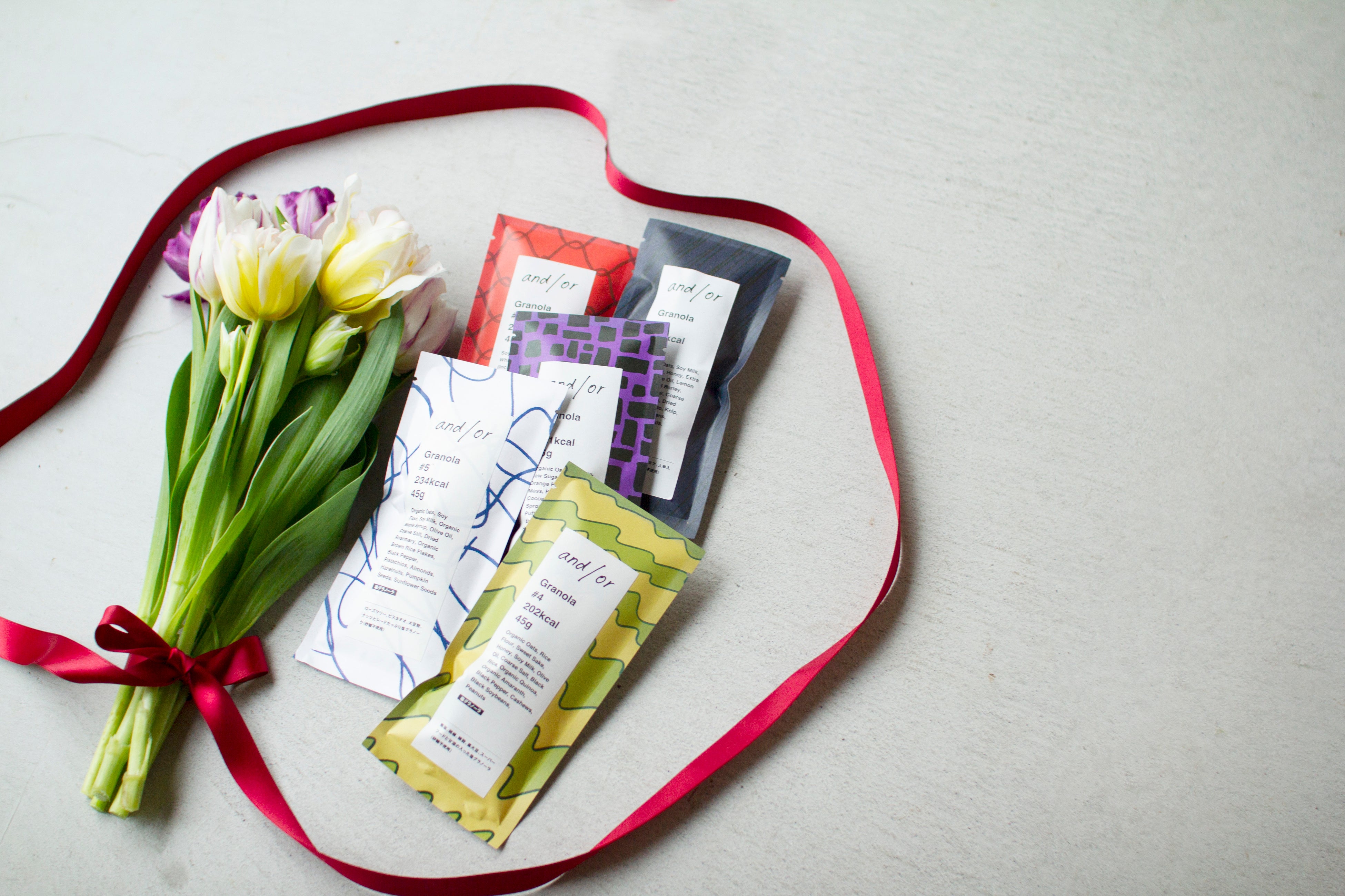 andorグラノーラ　パッケージから選ぶ　バレンタインセット