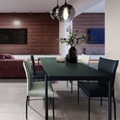 スチール脚ダイニング5点セット